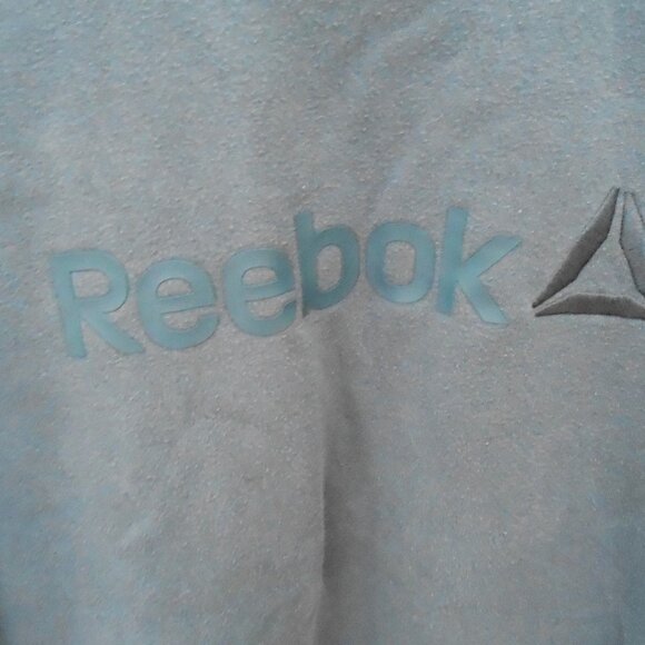 Men's Reebok Navy Blue Pullover Crew Neck Sweatshirt-Size Large-Well Loved - Picture 3 of 5
